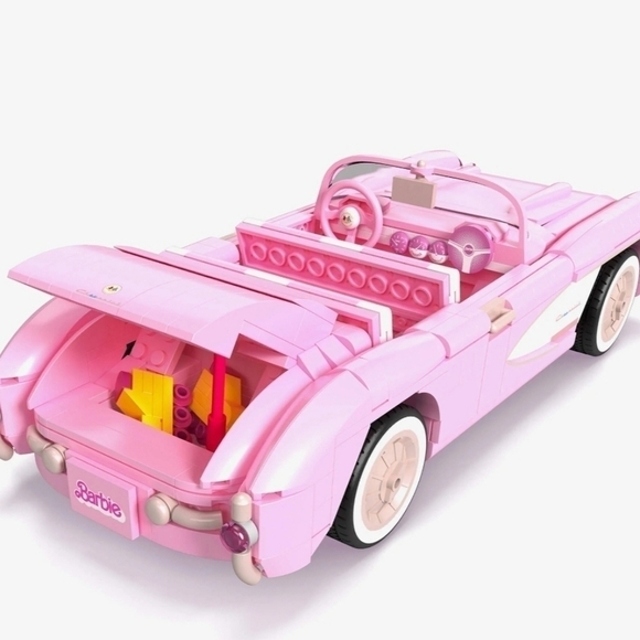 Mega Barbie The Movie 1956 Corvette Stingray Collectors, Building Set NEW!! - Picture 9 of 9